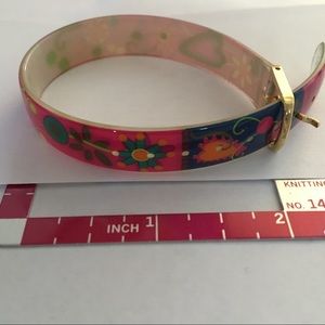 Cute plastic buckle strap for flower watch